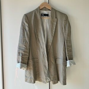 Zara Linen Blazer